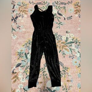 Chic Black Kids Jumpsuit